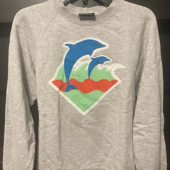 Pink+Dolphin Og Wave Crewneck - Picture 1 of 5